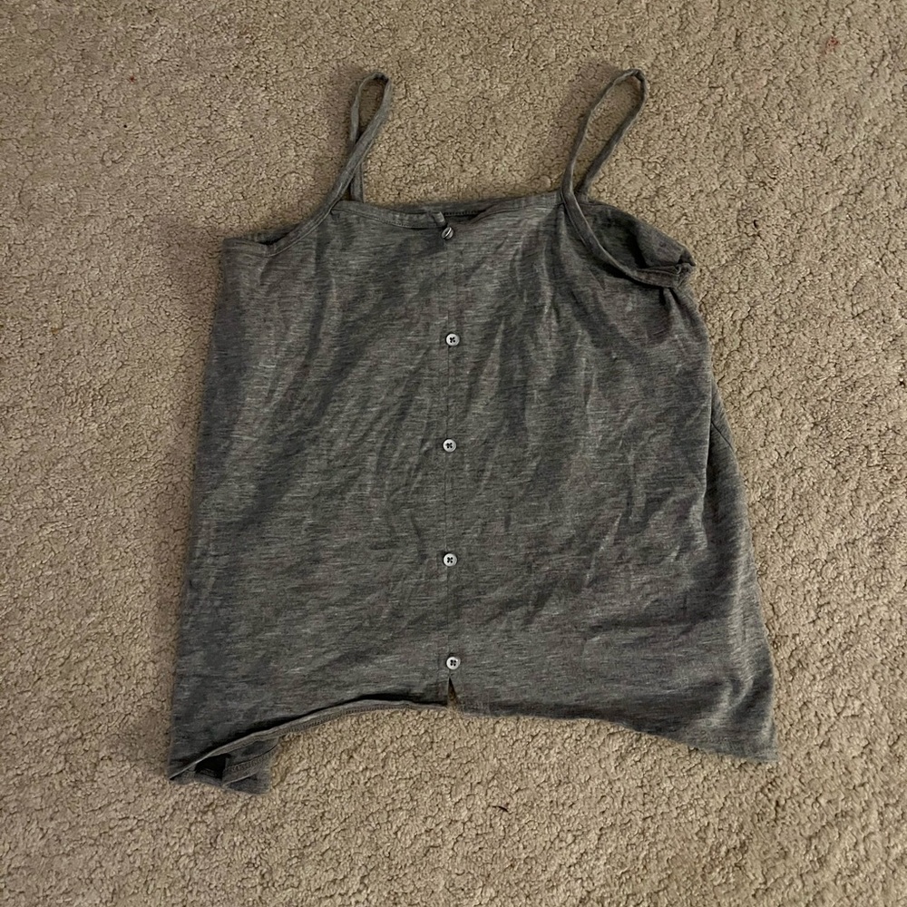loose grey tank